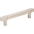 Jeffrey Alexander 96 mm Center-to-Center Satin Nickel Square Zane Cabinet Pull 293-96SN